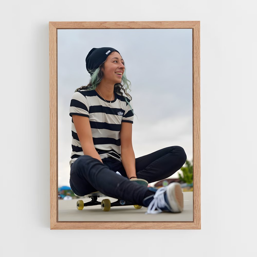 Poster Skate & Serenity – affiche Skateboard (vue 4)